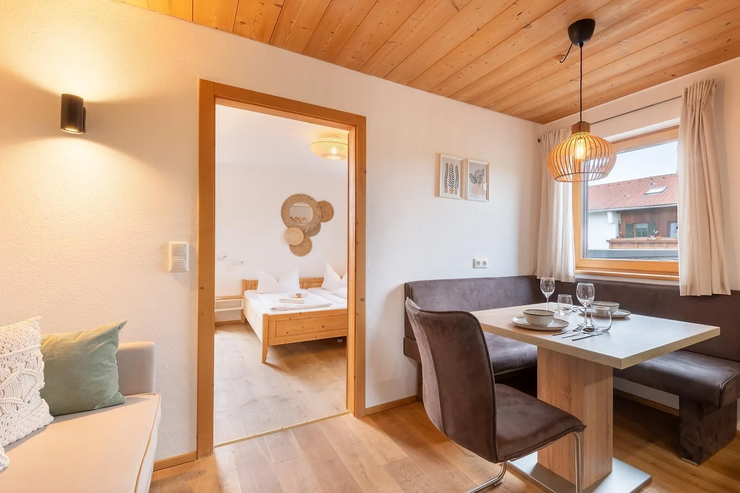 Best Butler: Studio Apartment *Balkon*Kueche*Parken Hopferau